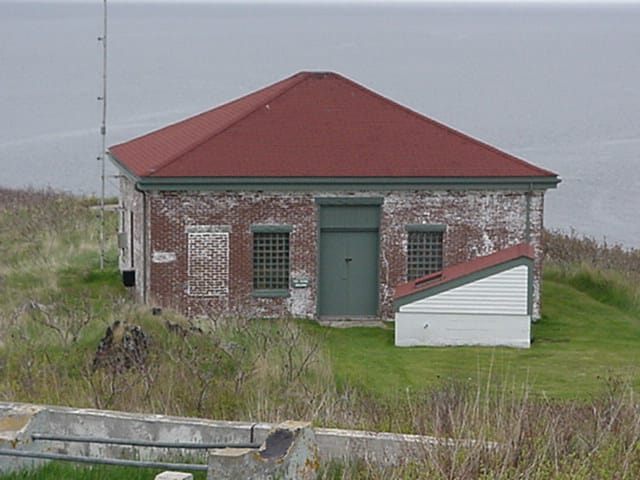 Fog signal building constructed in 1876 (FOSILS Archives)
